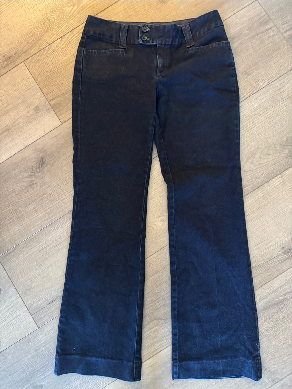 Banana Republic Dark Wash Flare Jeans - Sleek Wide Leg